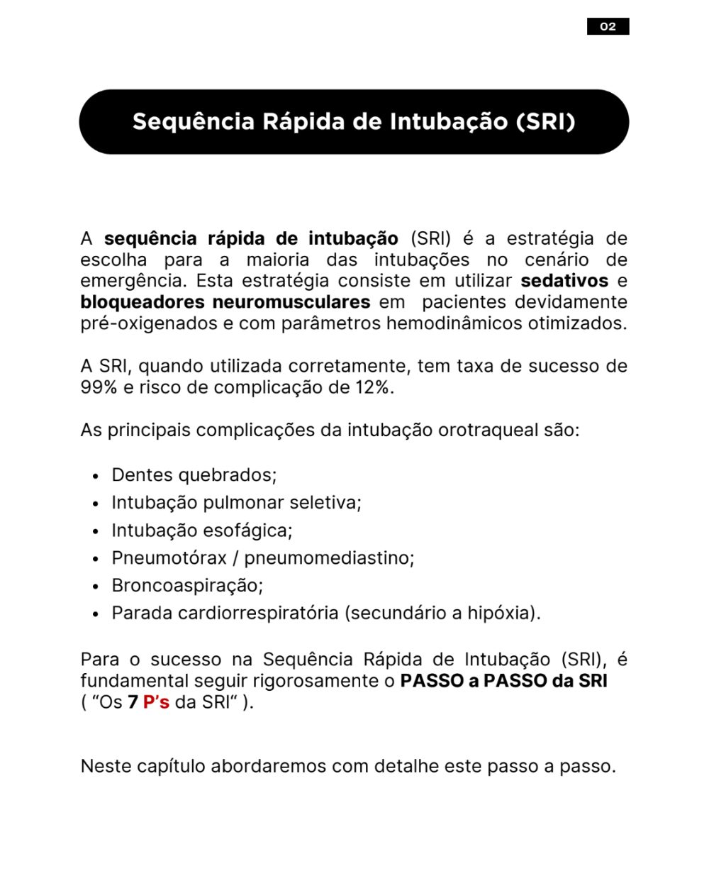Sequência Rápida de Intubação