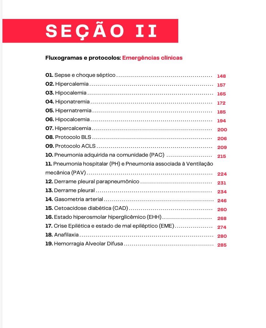 Sumário Seção II